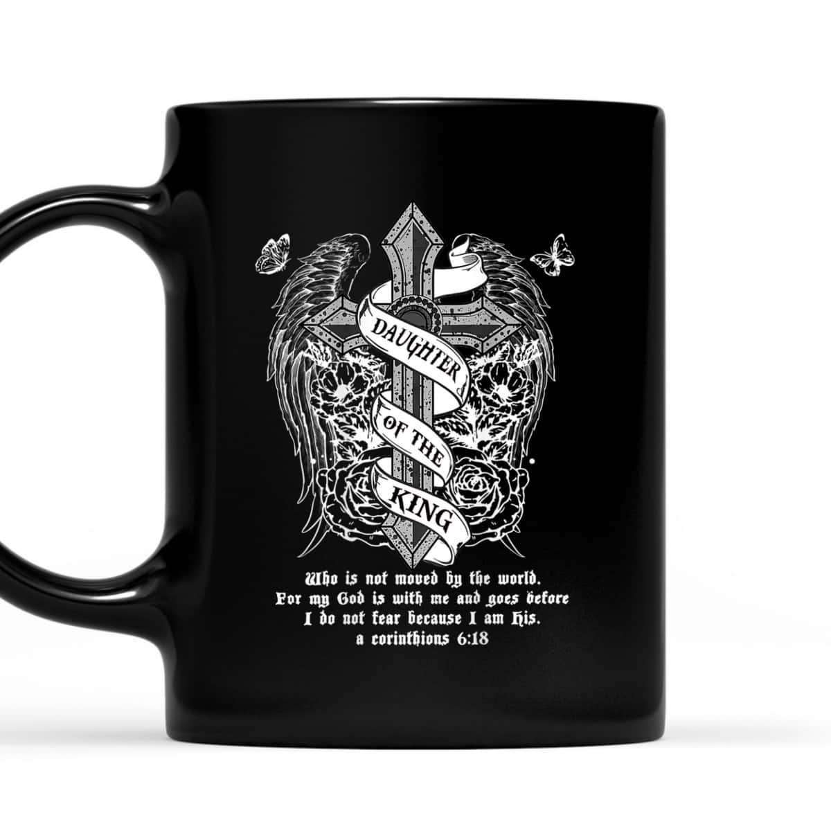 Daughter Of The King T-Shirt Christian Faith Cross And Angel Wing Daughter Of The King T-Shirt Christian Faith Cross And Angel Wing