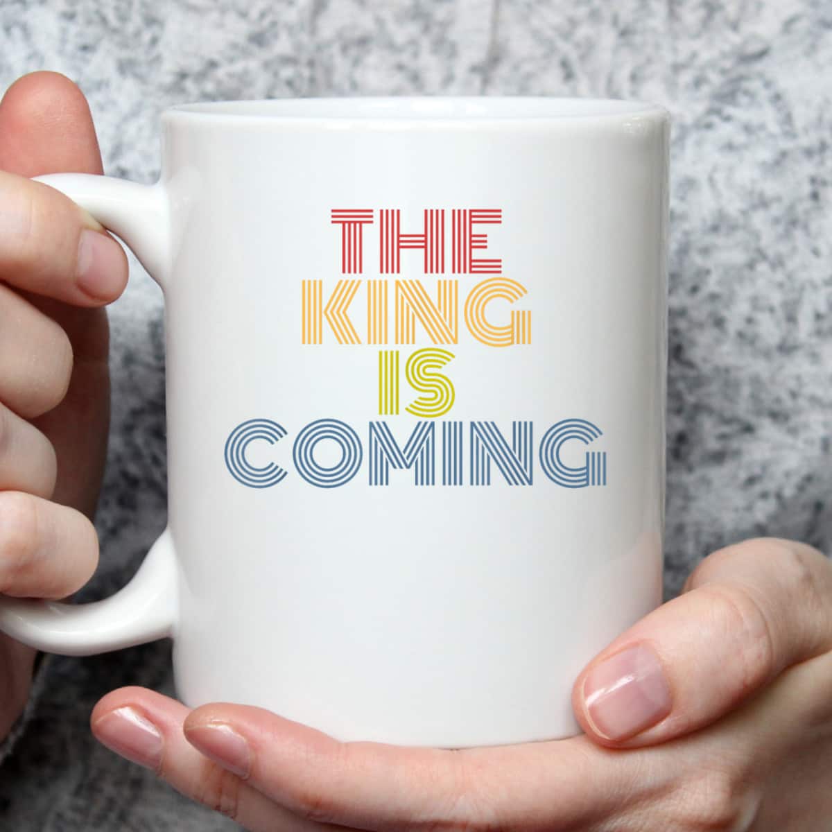 The King Is Coming Retro 70s Vintage Christian Religious T-Shirt The King Is Coming Retro 70s Vintage Christian Religious T-Shirt