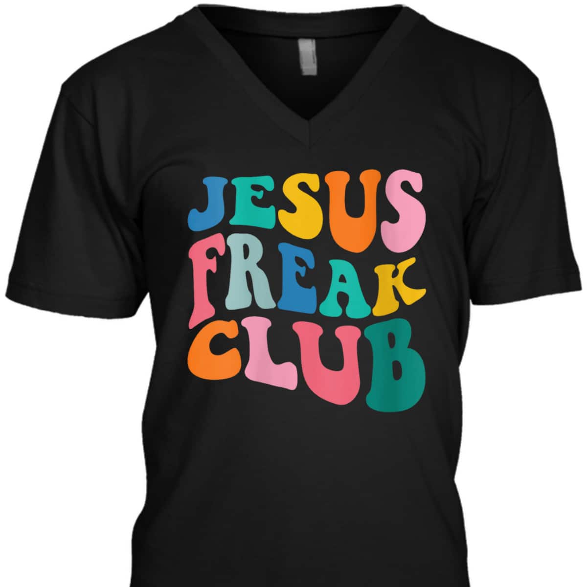 Jesus Freak Club T-Shirt Funny Christian Religious Gift