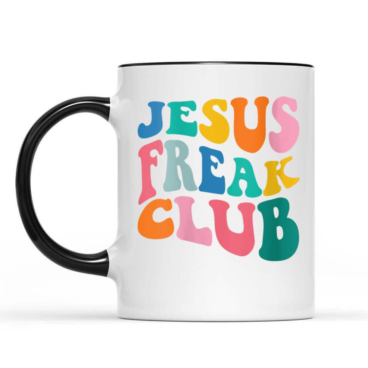 Jesus Freak Club T-Shirt Funny Christian Religious Gift