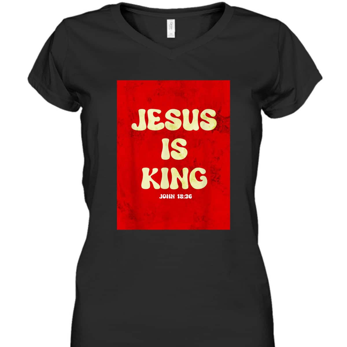 Jesus Is King T-Shirt Bible Verse John 18:36 Christian Gift Jesus Is King T-Shirt Bible Verse John 18:36 Christian Gift