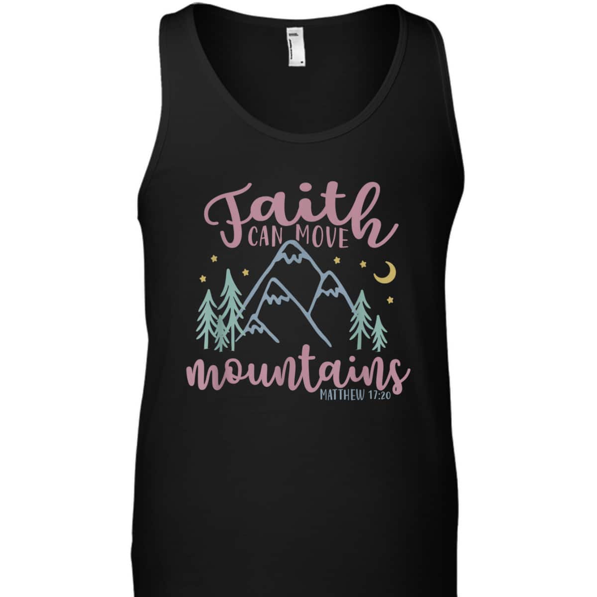 Faith Can Move Mountains Wanderlust Hiking T-Shirt Matthew 17:20 Bible Verse Faith Can Move Mountains Wanderlust Hiking T-Shirt Matthew 17:20 Bible Verse