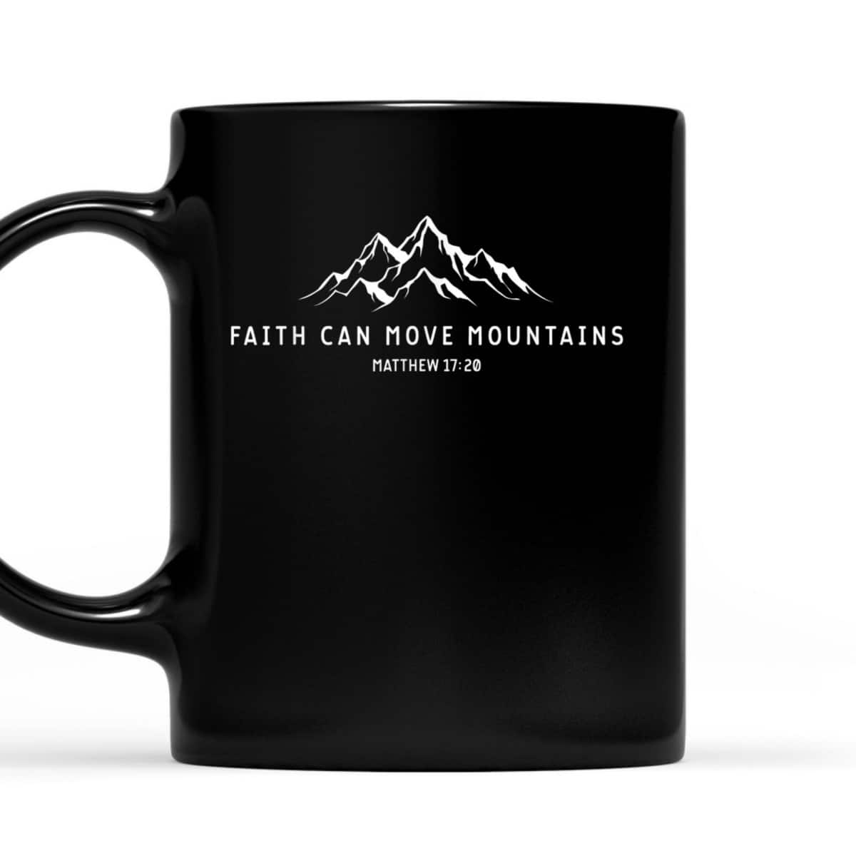 Vintage Faith Can Move Mountains Christian T-Shirt Vintage Faith Can Move Mountains Christian T-Shirt