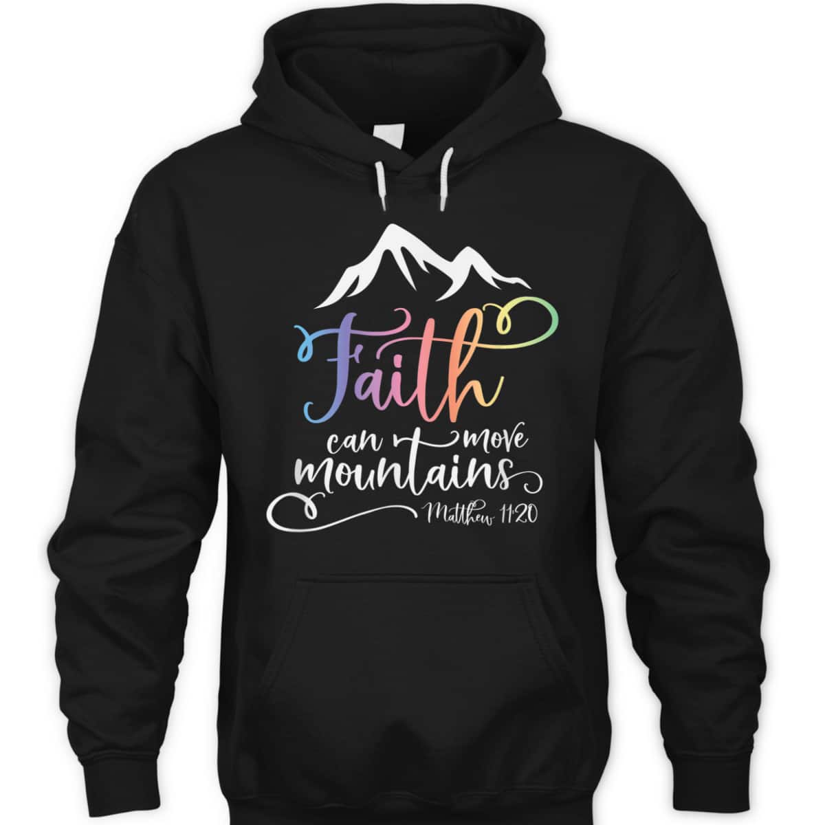 Bible Verse T-Shirt Matthew 1120 Faith Can Move Mountains Bible Verse T-Shirt Matthew 1120 Faith Can Move Mountains