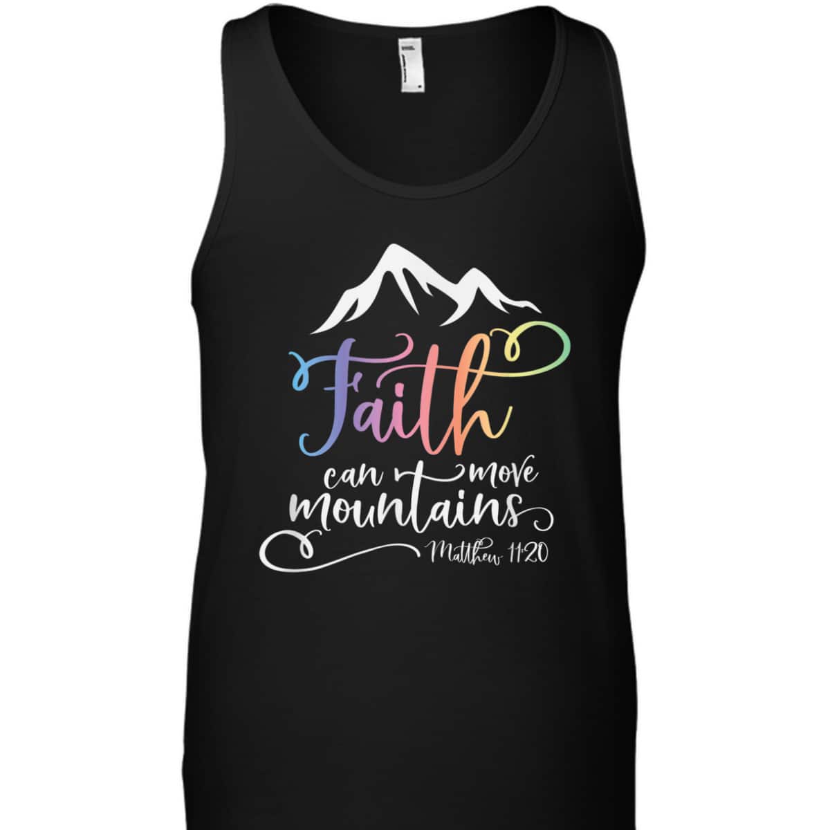 Bible Verse T-Shirt Matthew 1120 Faith Can Move Mountains Bible Verse T-Shirt Matthew 1120 Faith Can Move Mountains