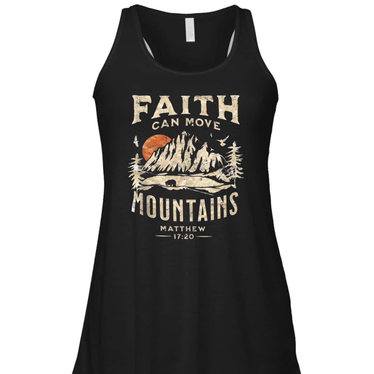 Faith Can Move Mountains Religious Bible Christian Believers T-Shirt Faith Can Move Mountains Religious Bible Christian Believers T-Shirt