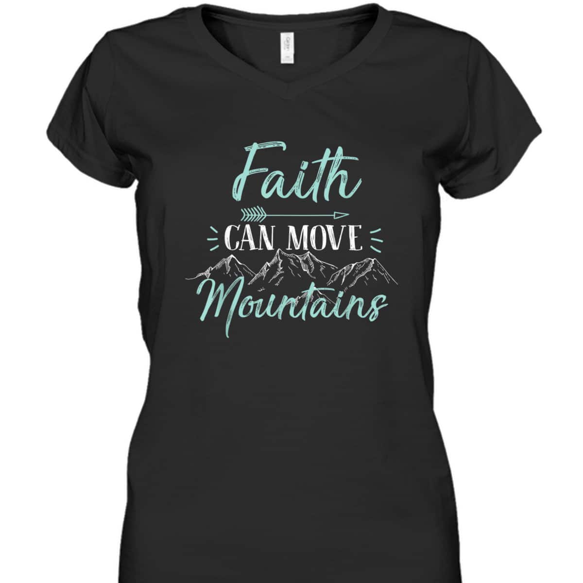 Faith Can Move Mountains Bible Verse Holy Religious T-Shirt Faith Can Move Mountains Bible Verse Holy Religious T-Shirt