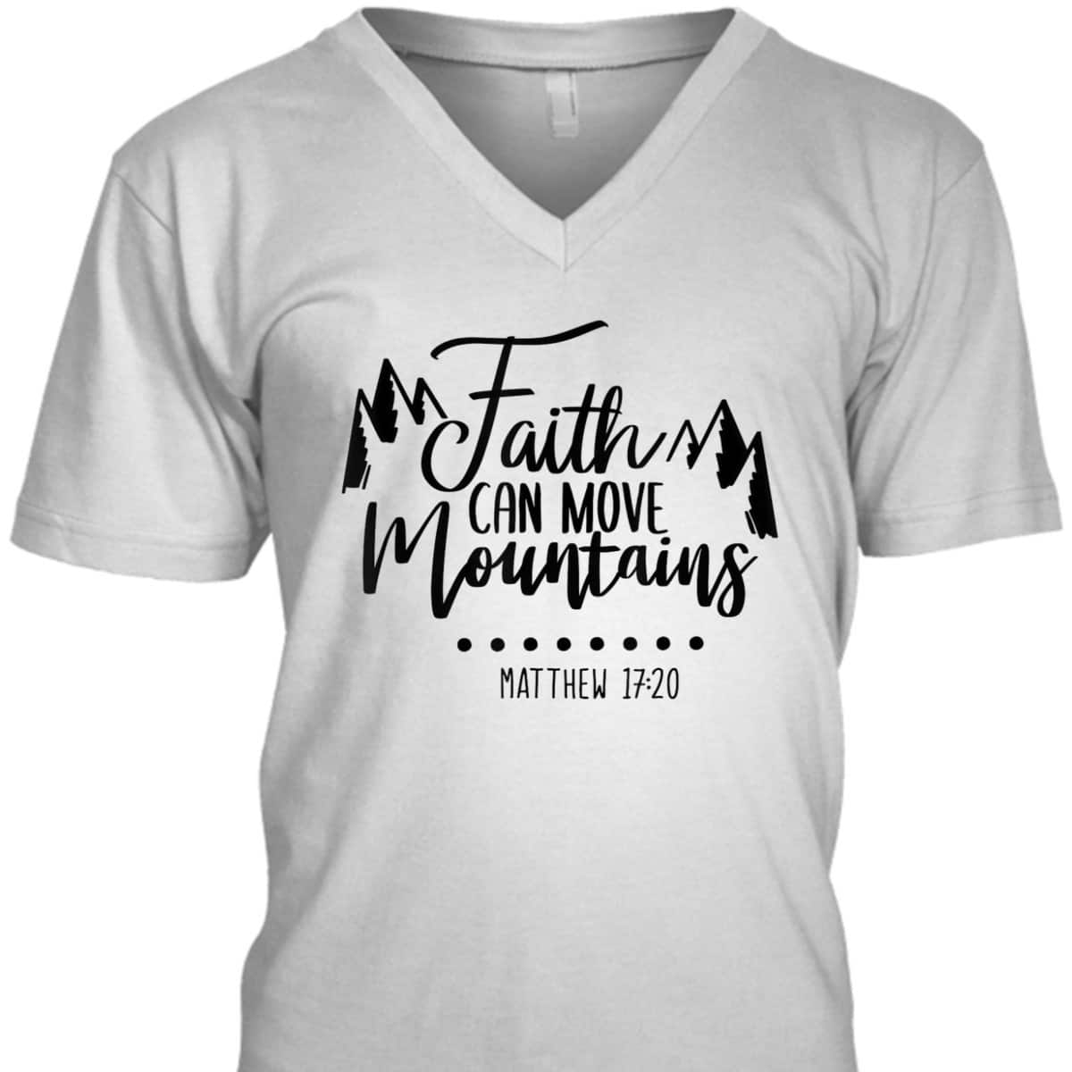 Faith Can Move Mountains Vintage T-Shirt Matthew 1720 Bible Verse Quote Faith Can Move Mountains Vintage T-Shirt Matthew 1720 Bible Verse Quote