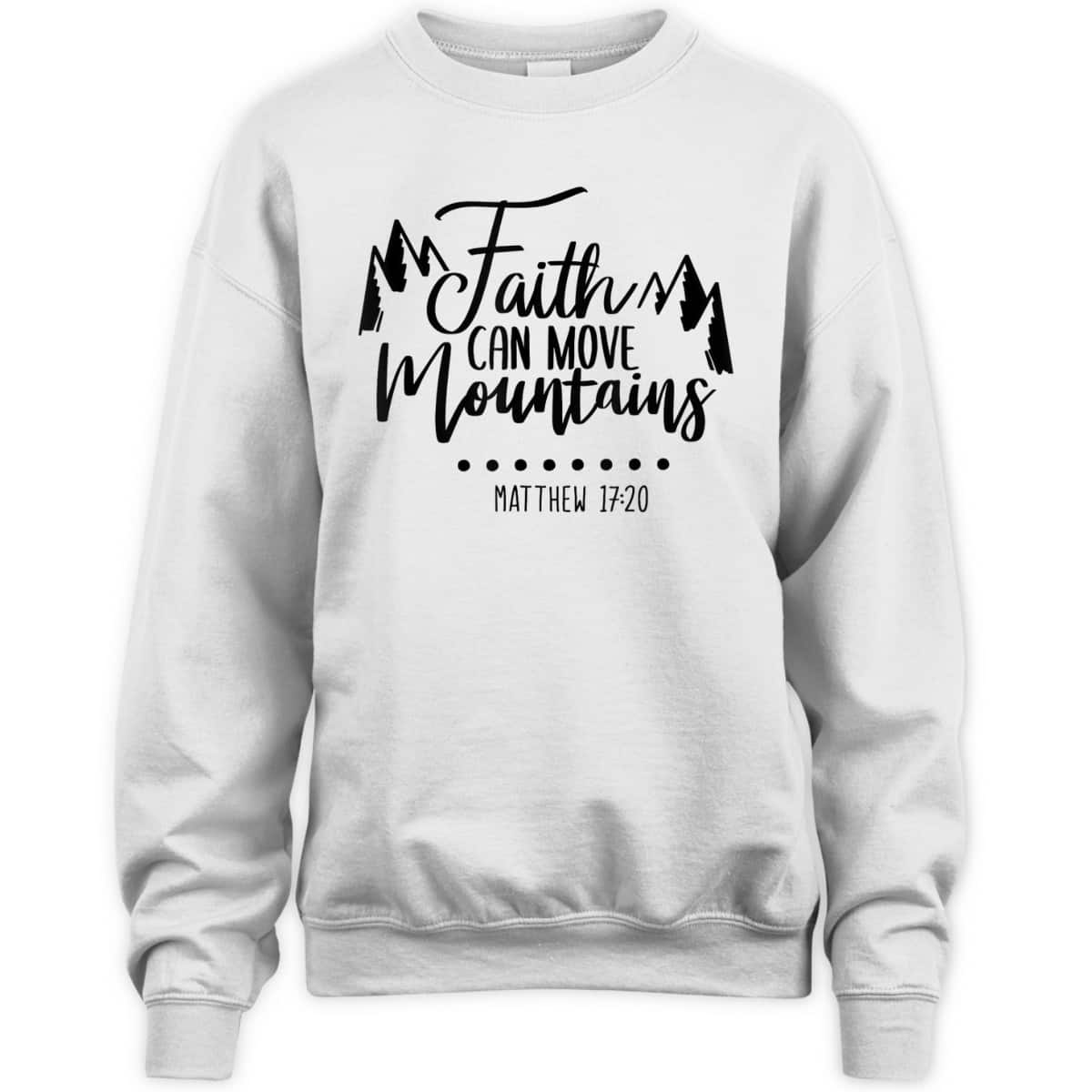 Faith Can Move Mountains Vintage T-Shirt Matthew 1720 Bible Verse Quote Faith Can Move Mountains Vintage T-Shirt Matthew 1720 Bible Verse Quote