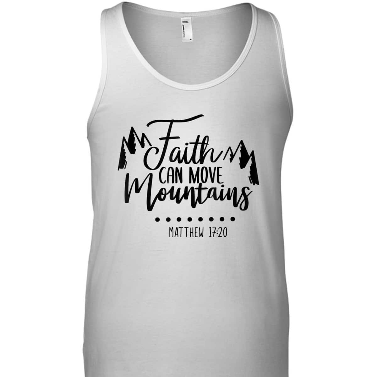 Faith Can Move Mountains Vintage T-Shirt Matthew 1720 Bible Verse Quote Faith Can Move Mountains Vintage T-Shirt Matthew 1720 Bible Verse Quote