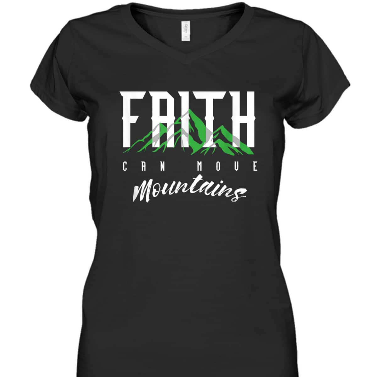 Faith Can Move Mountains T-Shirt Religion Prayer Believer Bible Gift Faith Can Move Mountains T-Shirt Religion Prayer Believer Bible Gift