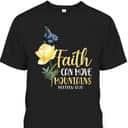 Christian Bible Verse Butterfly Rose Flower Matthew 1720 Faith Can Move Mountains T-Shirt Christian Bible Verse Butterfly Rose Flower Matthew 1720 Faith Can Move Mountains T-Shirt