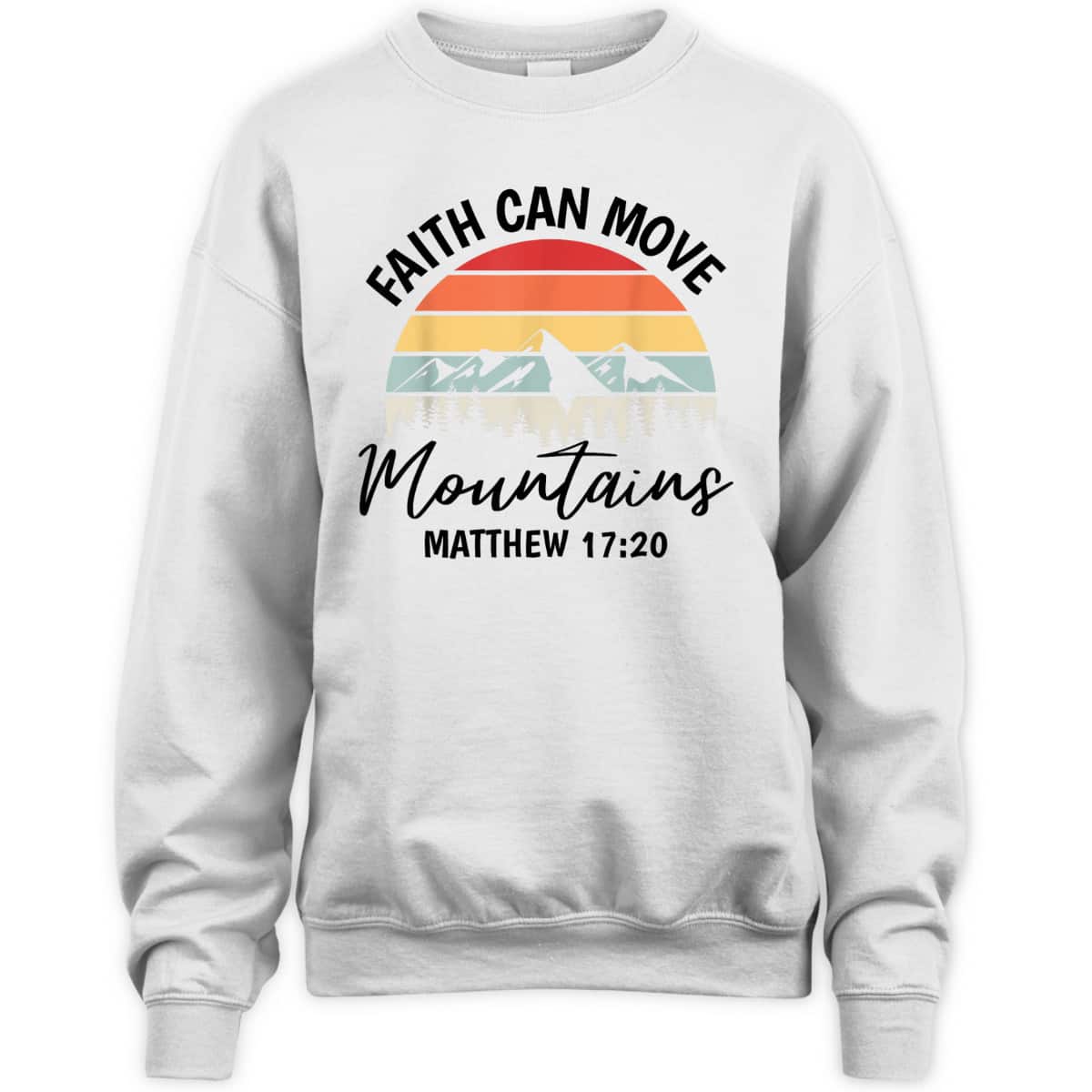 Vintage Faith Can Move Mountains Matthew 1720 T-Shirt Bible Verse Christian Gift Vintage Faith Can Move Mountains Matthew 1720 T-Shirt Bible Verse Christian Gift