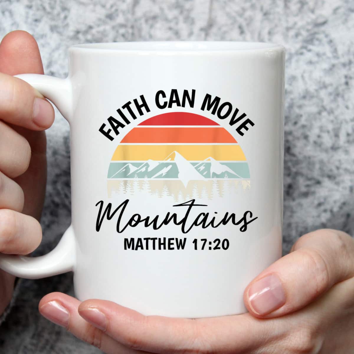 Vintage Faith Can Move Mountains Matthew 1720 T-Shirt Bible Verse Christian Gift Vintage Faith Can Move Mountains Matthew 1720 T-Shirt Bible Verse Christian Gift