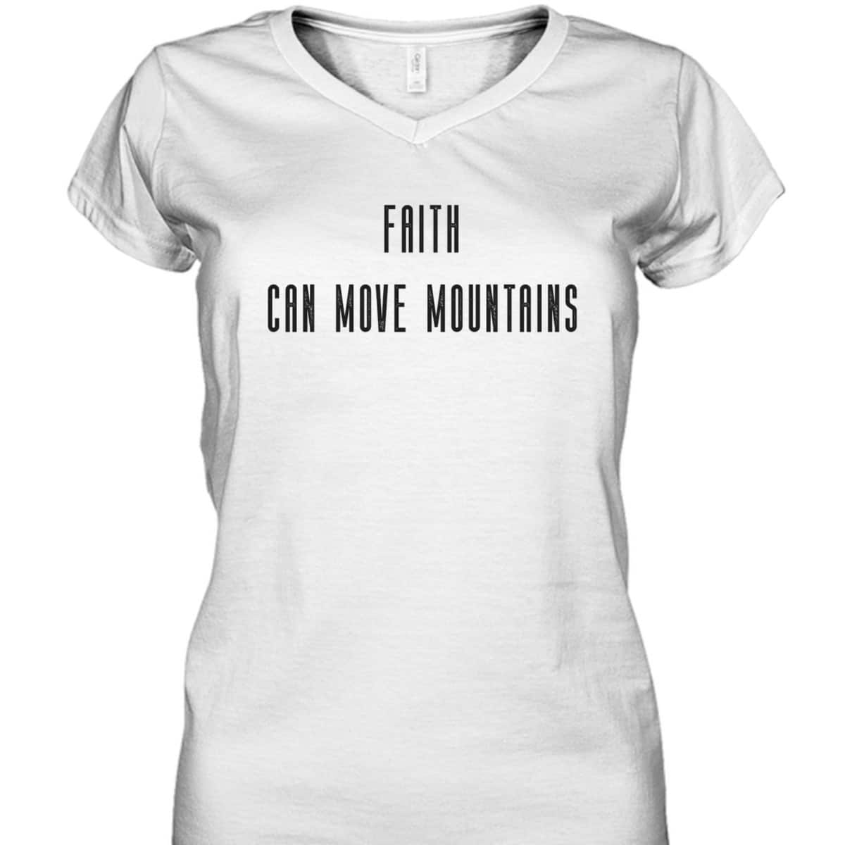 Faith Can Move Mountains Vintage Bible Verse Christian T-Shirt Faith Can Move Mountains Vintage Bible Verse Christian T-Shirt