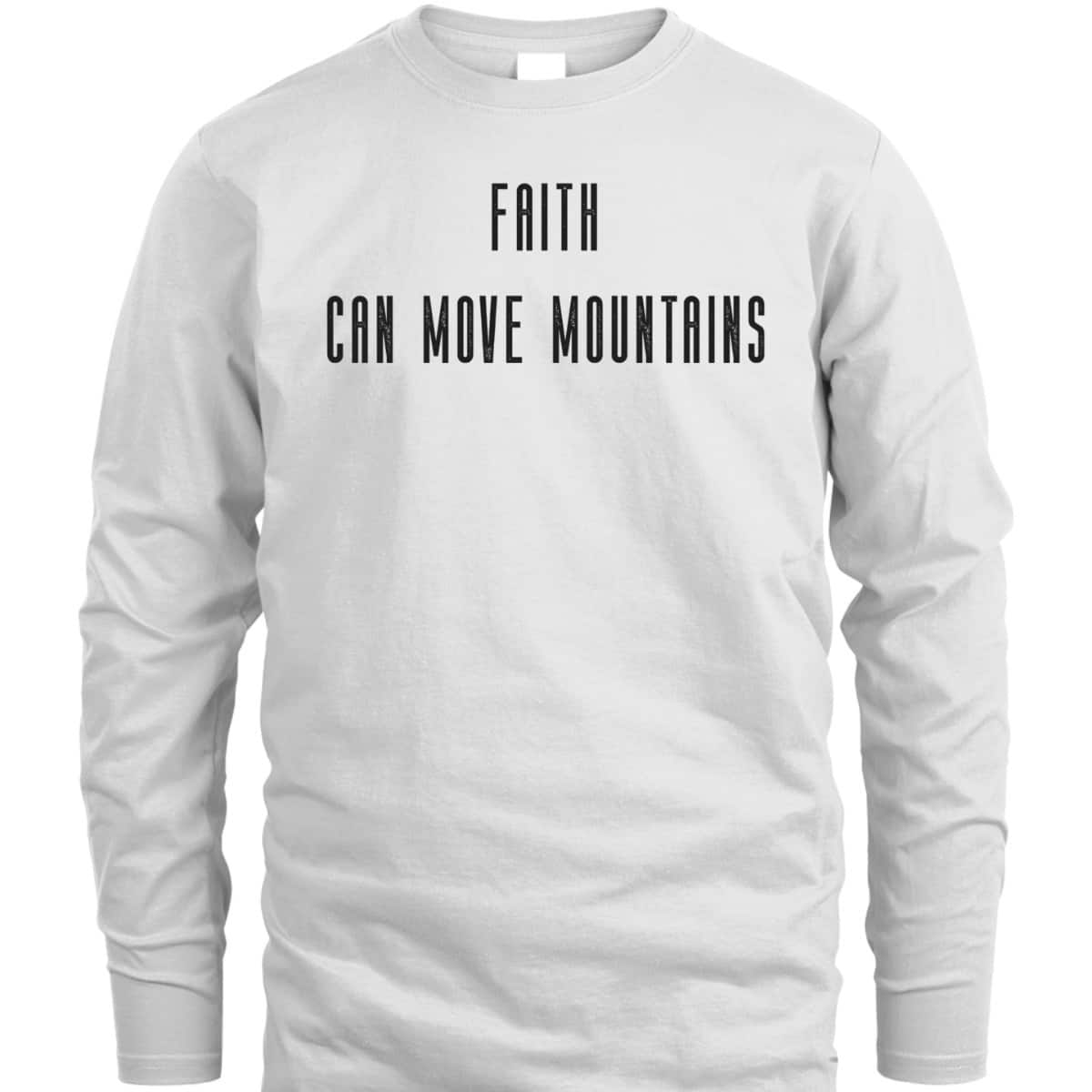 Faith Can Move Mountains Vintage Bible Verse Christian T-Shirt Faith Can Move Mountains Vintage Bible Verse Christian T-Shirt