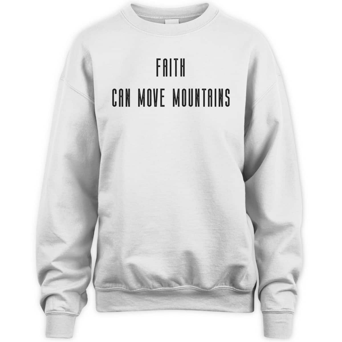 Faith Can Move Mountains Vintage Bible Verse Christian T-Shirt Faith Can Move Mountains Vintage Bible Verse Christian T-Shirt