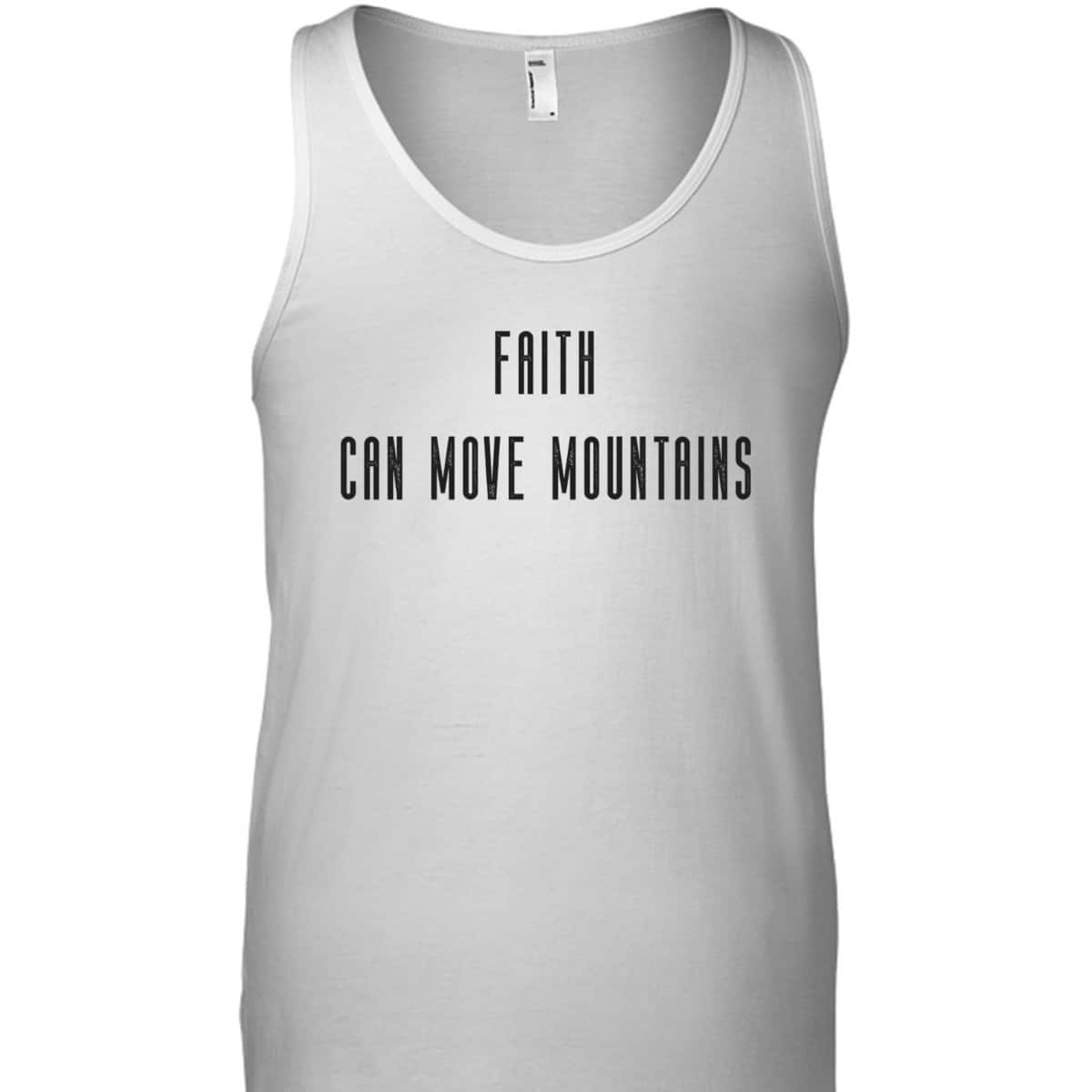 Faith Can Move Mountains Vintage Bible Verse Christian T-Shirt Faith Can Move Mountains Vintage Bible Verse Christian T-Shirt