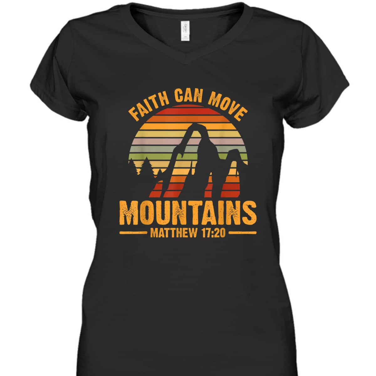 Faith Can Move Mountains T-Shirt Matthew 1720 Bible Verse Christian Gift Faith Can Move Mountains T-Shirt Matthew 1720 Bible Verse Christian Gift