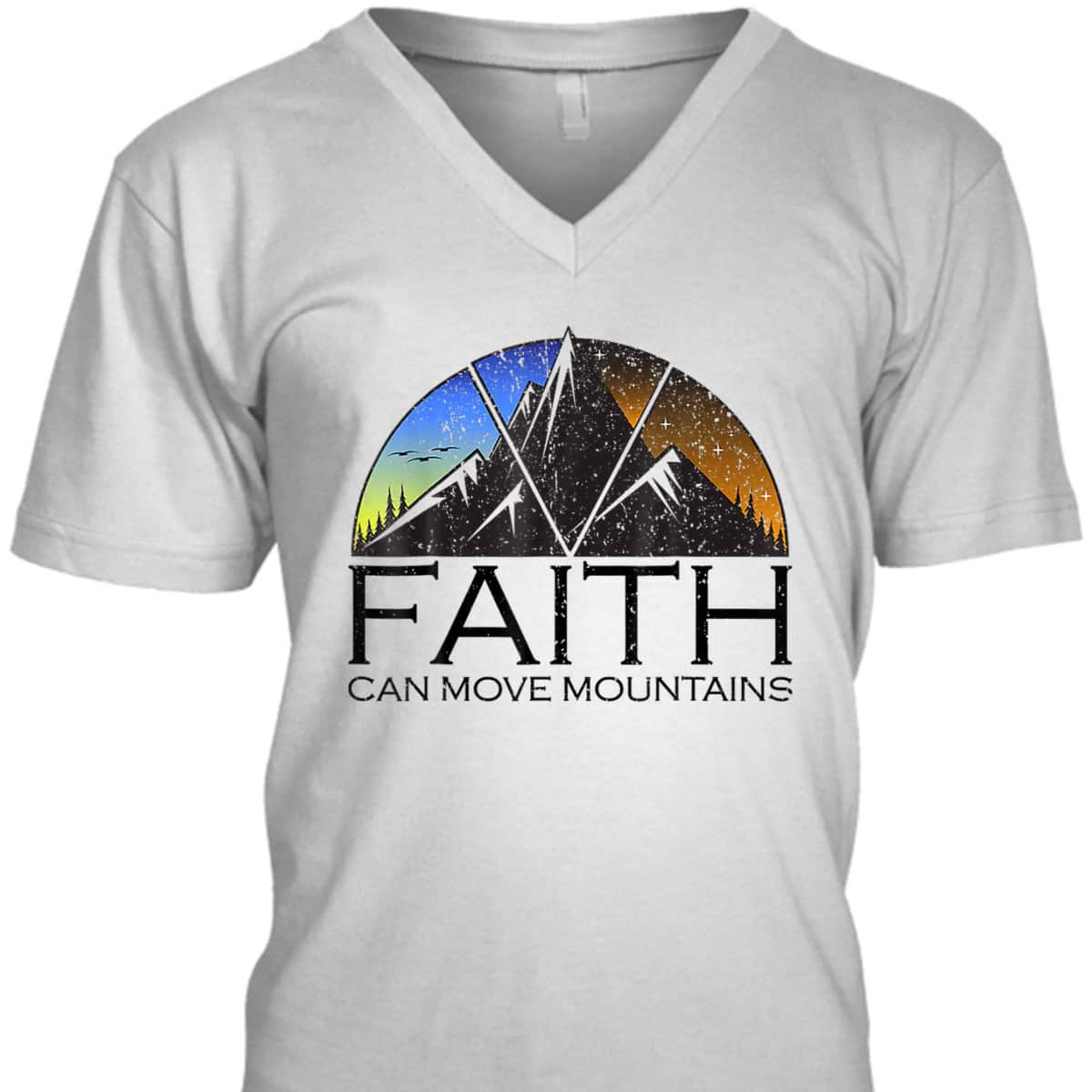 Faith Can Move Mountains T-Shirt Bible Verse Religious Christian Gift Faith Can Move Mountains T-Shirt Bible Verse Religious Christian Gift
