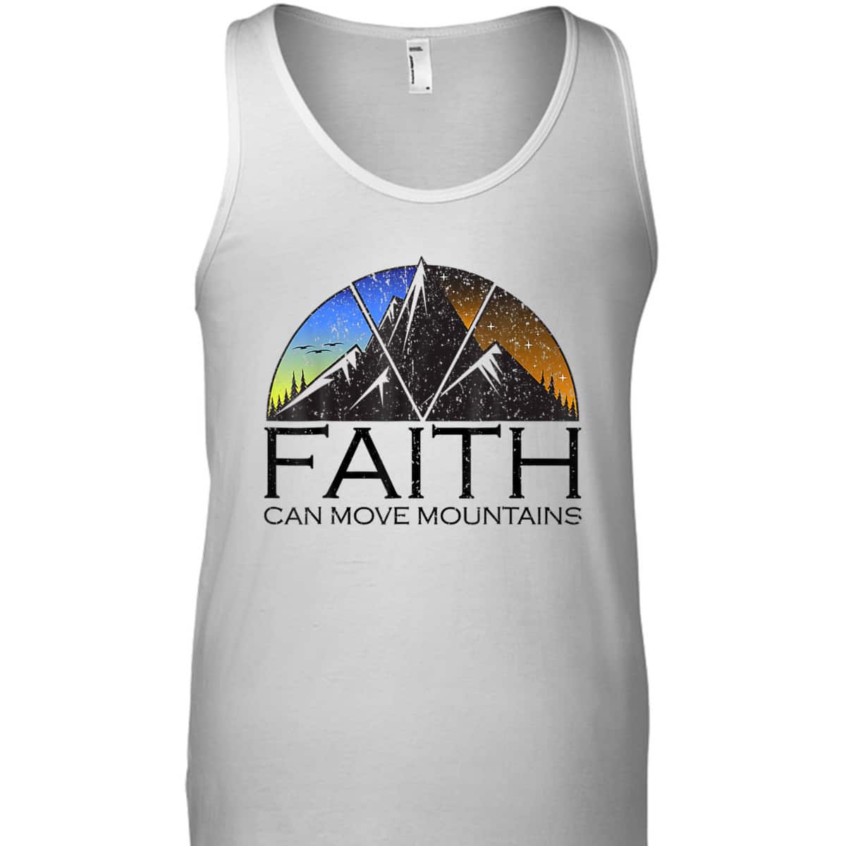 Faith Can Move Mountains T-Shirt Bible Verse Religious Christian Gift Faith Can Move Mountains T-Shirt Bible Verse Religious Christian Gift