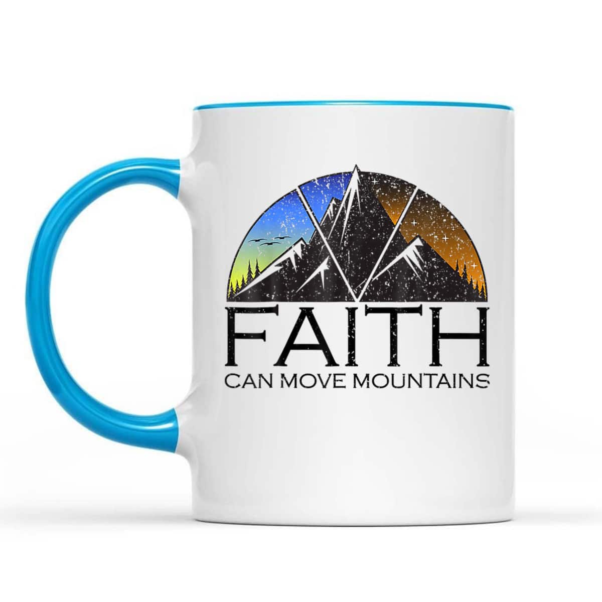 Faith Can Move Mountains T-Shirt Bible Verse Religious Christian Gift Faith Can Move Mountains T-Shirt Bible Verse Religious Christian Gift