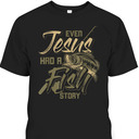 Even Jesus Had A Fish Story Funny Religious T-Shirt For Christian Fishermen Even Jesus Had A Fish Story Funny Religious T-Shirt For Christian Fishermen