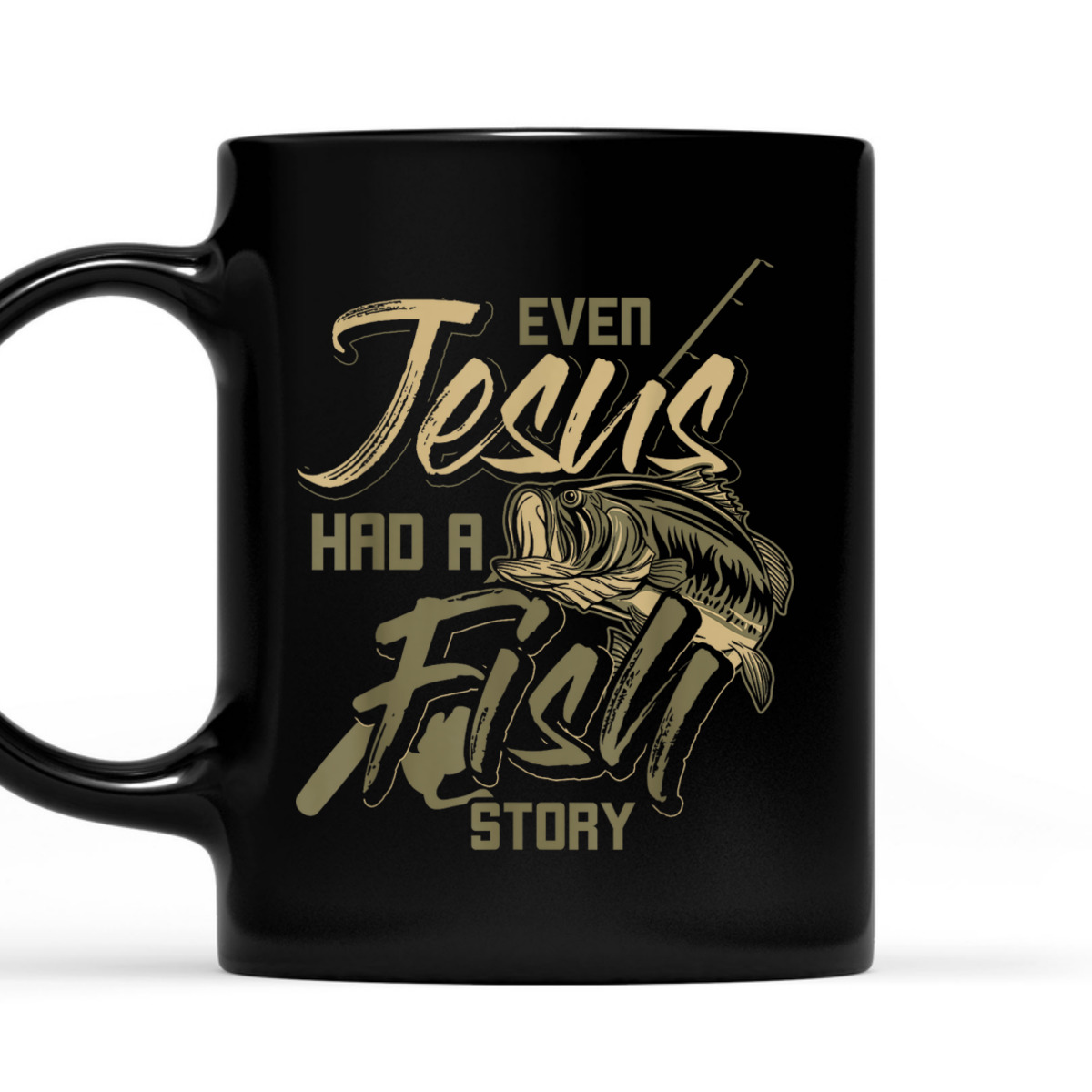 Even Jesus Had A Fish Story Funny Religious T-Shirt For Christian Fishermen