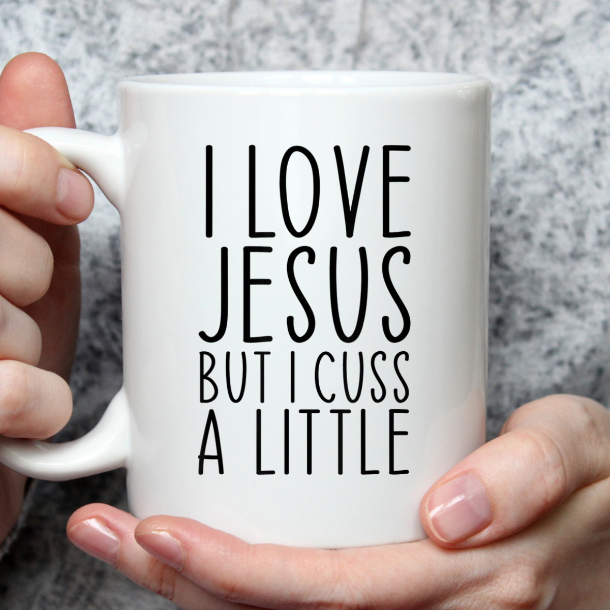 I Love Jesus But I Cuss A Little Christian Funny Religious T-Shirt