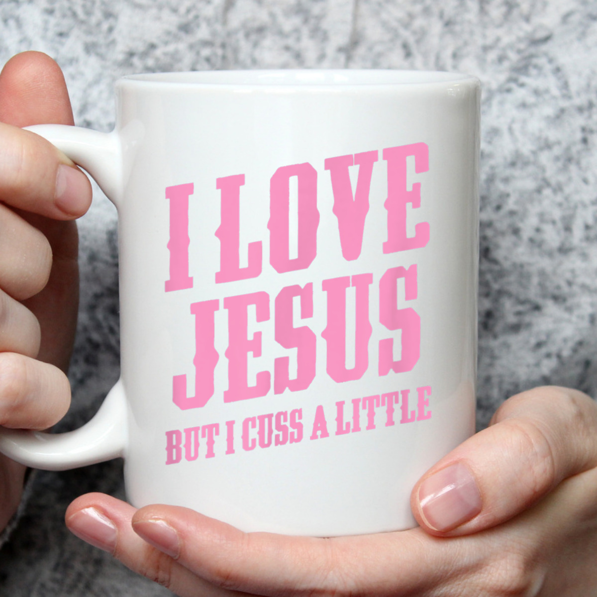 I Love Jesus But I Cuss A Little Funny Sassy Christian T-Shirt