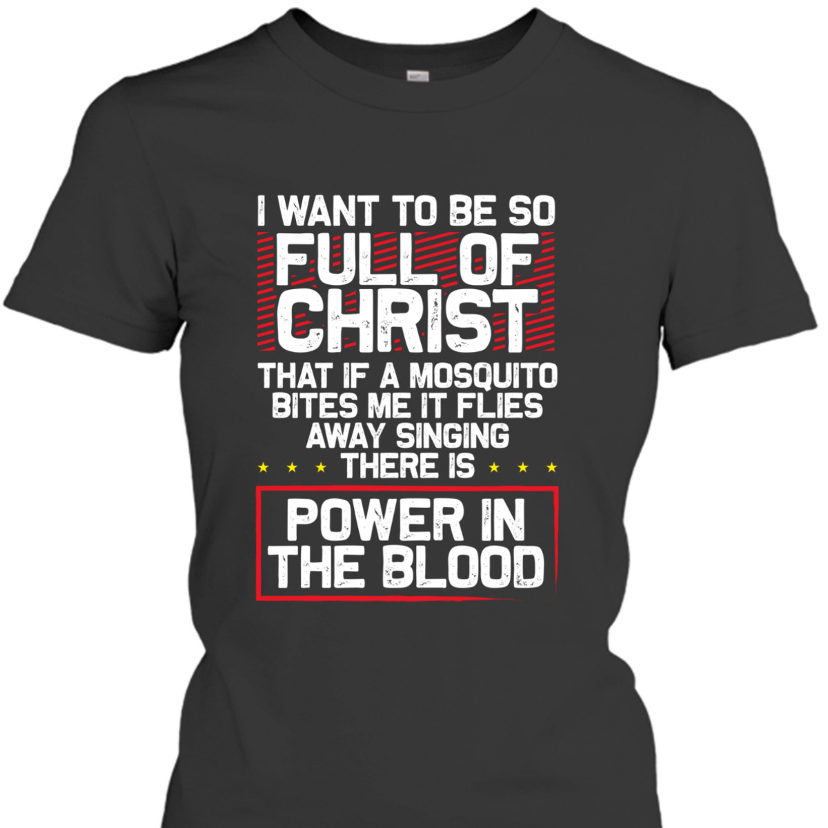 There's Power In Blood Funny Religious Christian T-Shirt There's Power In Blood Funny Religious Christian T-Shirt