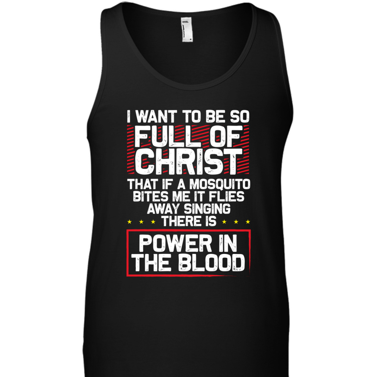 There's Power In Blood Funny Religious Christian T-Shirt