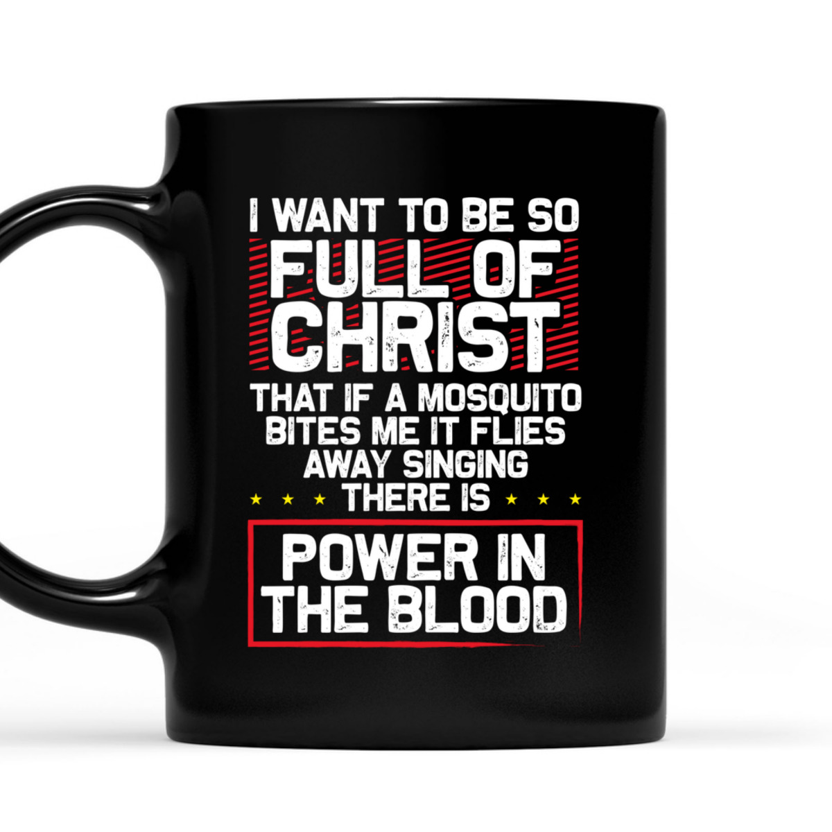 There's Power In Blood Funny Religious Christian T-Shirt
