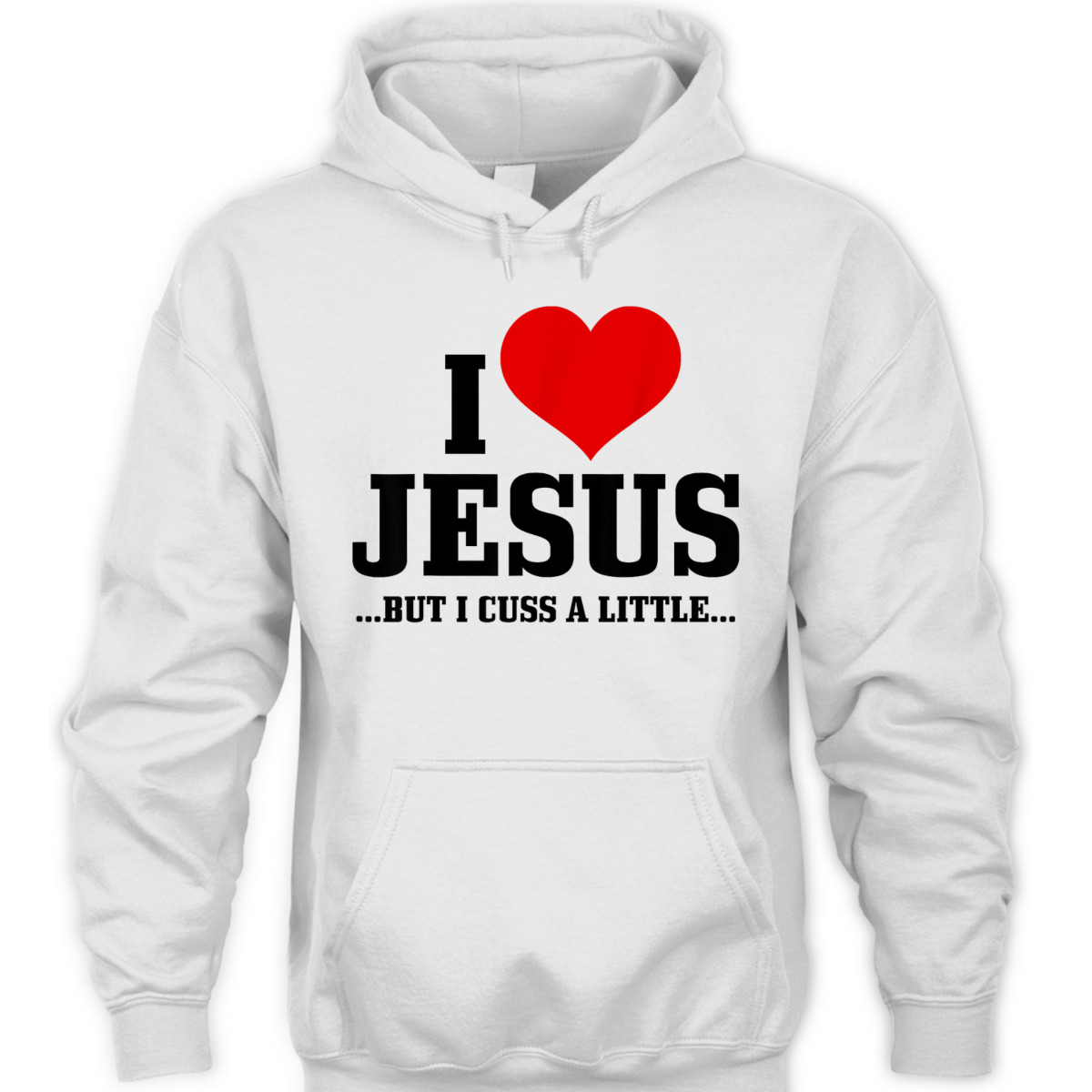 I Love Jesus But I Cuss Little Funny Christian T-Shirt