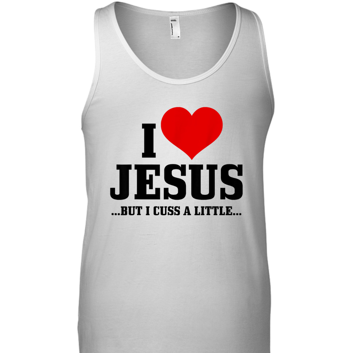 I Love Jesus But I Cuss Little Funny Christian T-Shirt