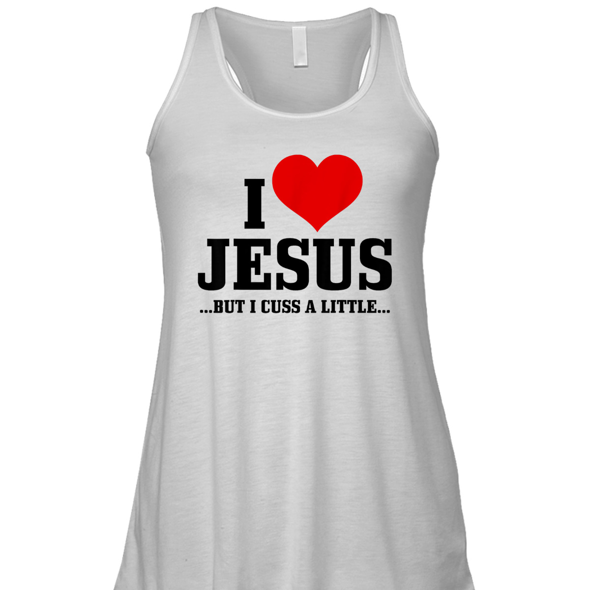 I Love Jesus But I Cuss Little Funny Christian T-Shirt