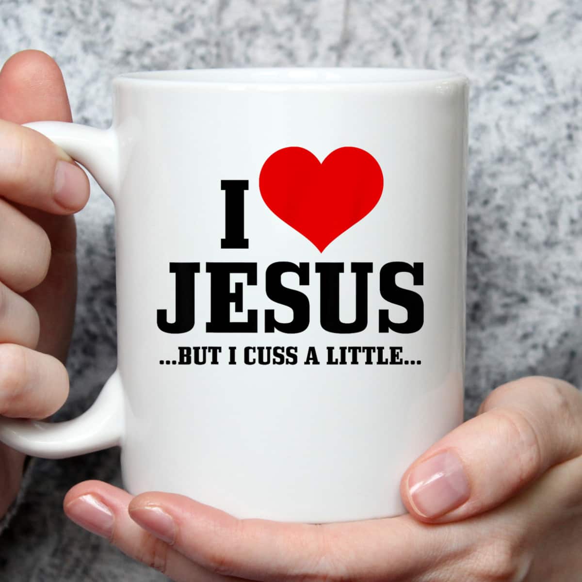 I Love Jesus But I Cuss Little Funny Christian T-Shirt
