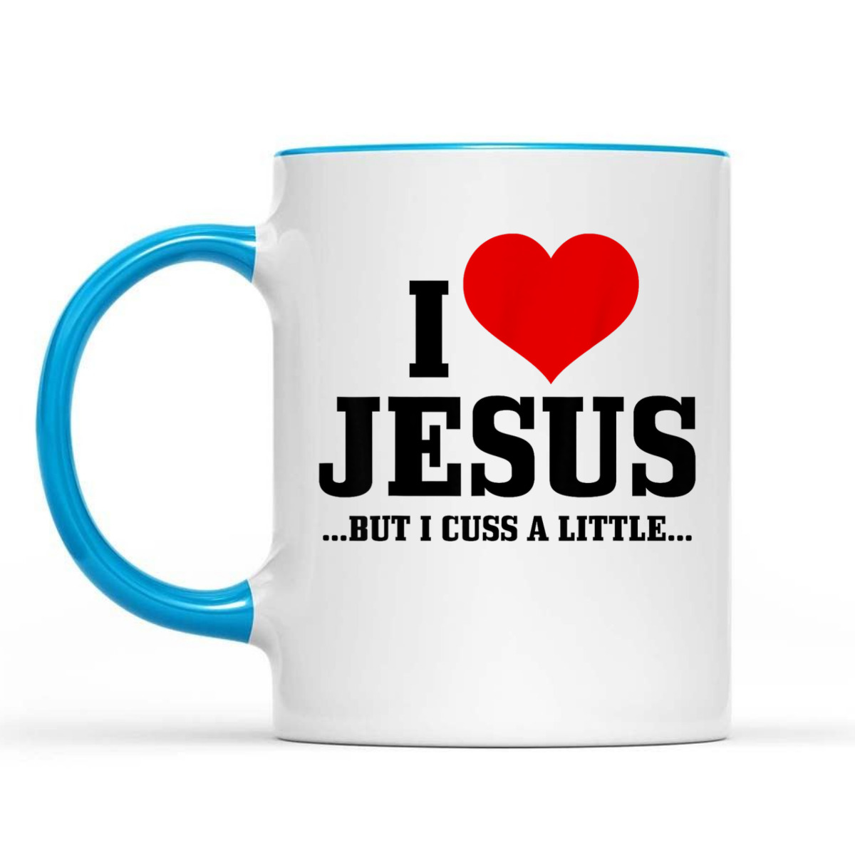I Love Jesus But I Cuss Little Funny Christian T-Shirt