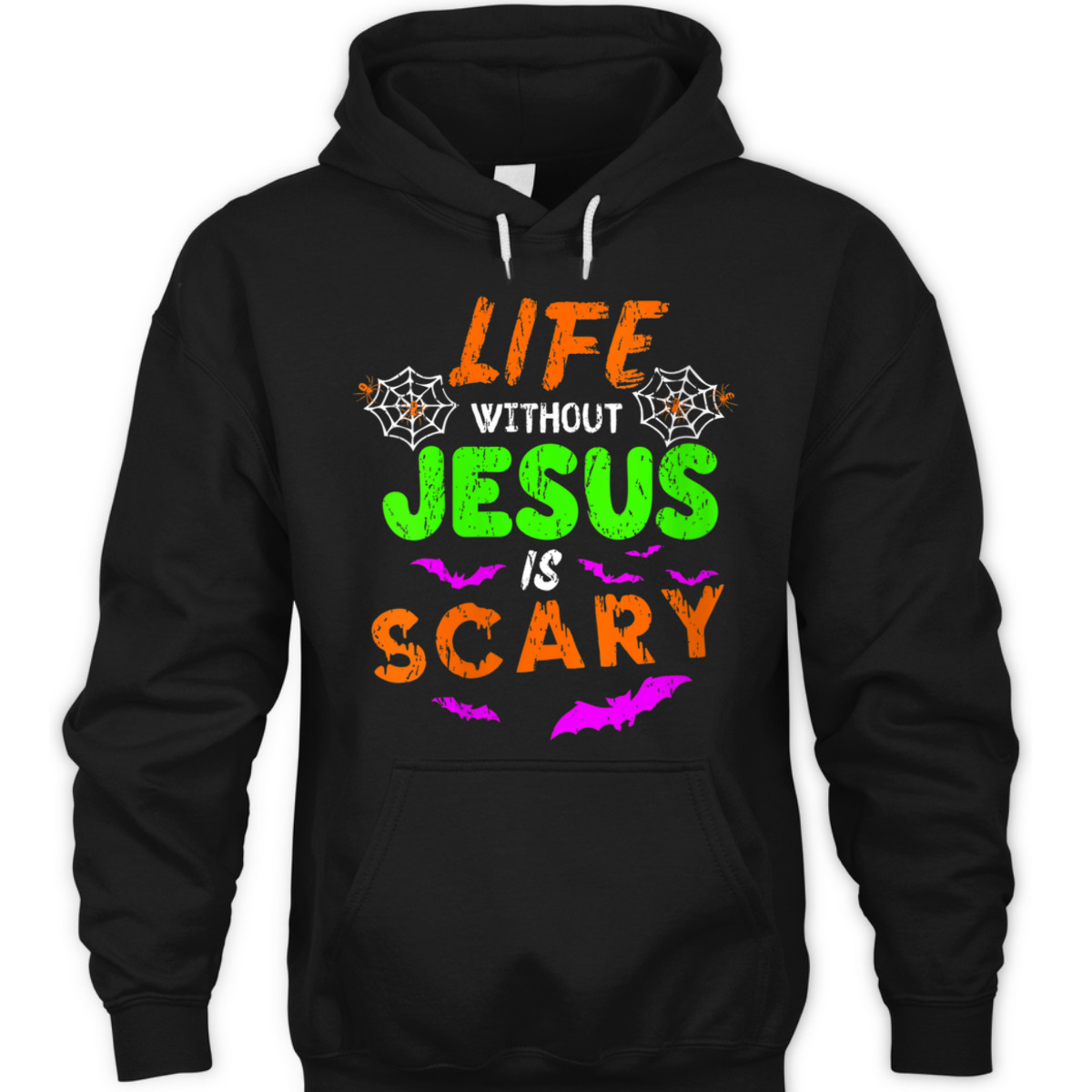 Life Without Jesus Is Scary Christian Halloween Day Humor T-Shirt Life Without Jesus Is Scary Christian Halloween Day Humor T-Shirt