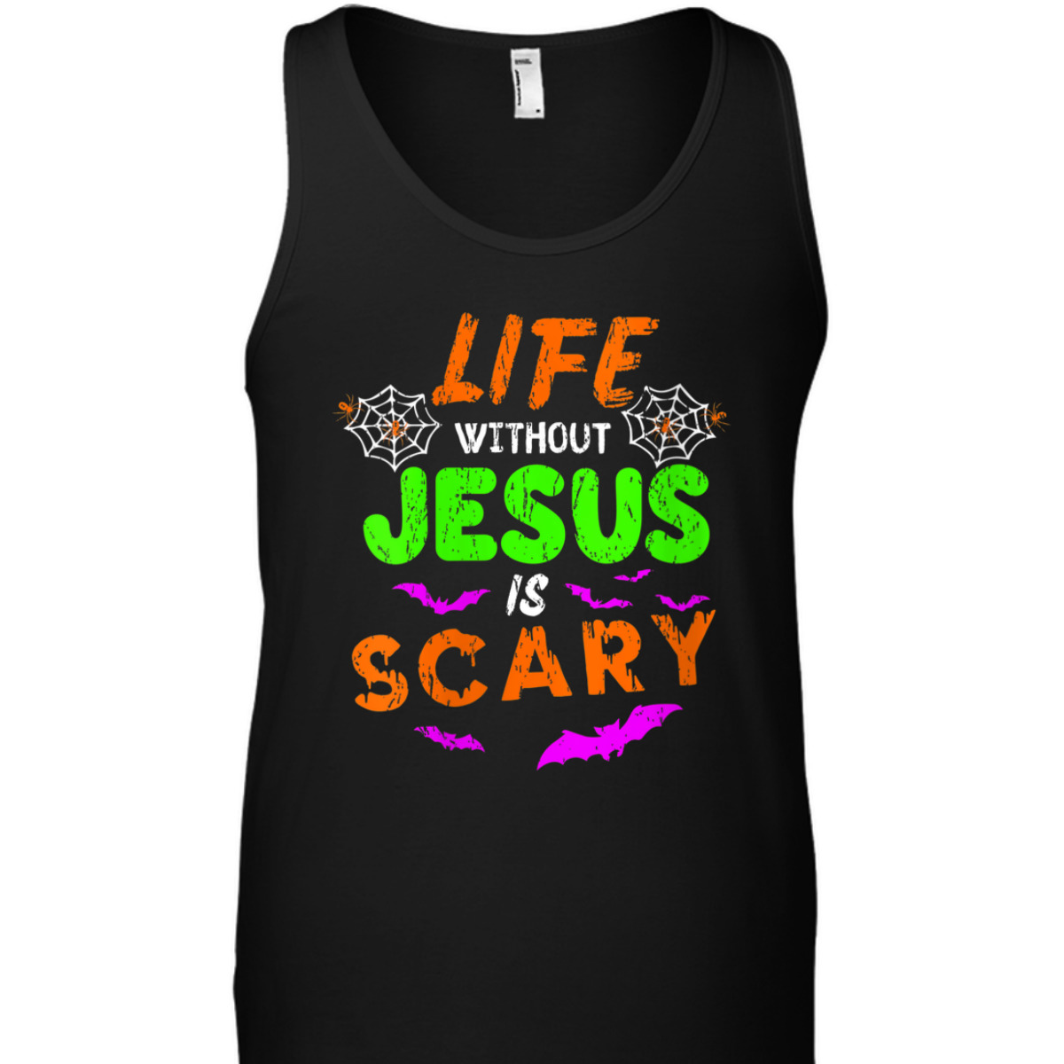Life Without Jesus Is Scary Christian Halloween Day Humor T-Shirt Life Without Jesus Is Scary Christian Halloween Day Humor T-Shirt