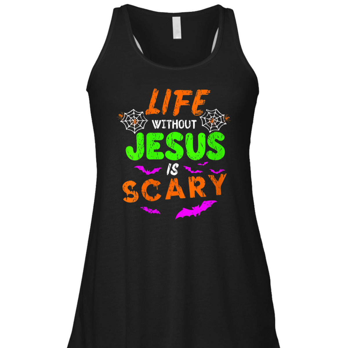 Life Without Jesus Is Scary Christian Halloween Day Humor T-Shirt Life Without Jesus Is Scary Christian Halloween Day Humor T-Shirt