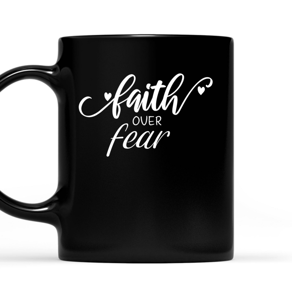 Vintage Faith Over Fear T-Shirt Christian Inspirational Gift