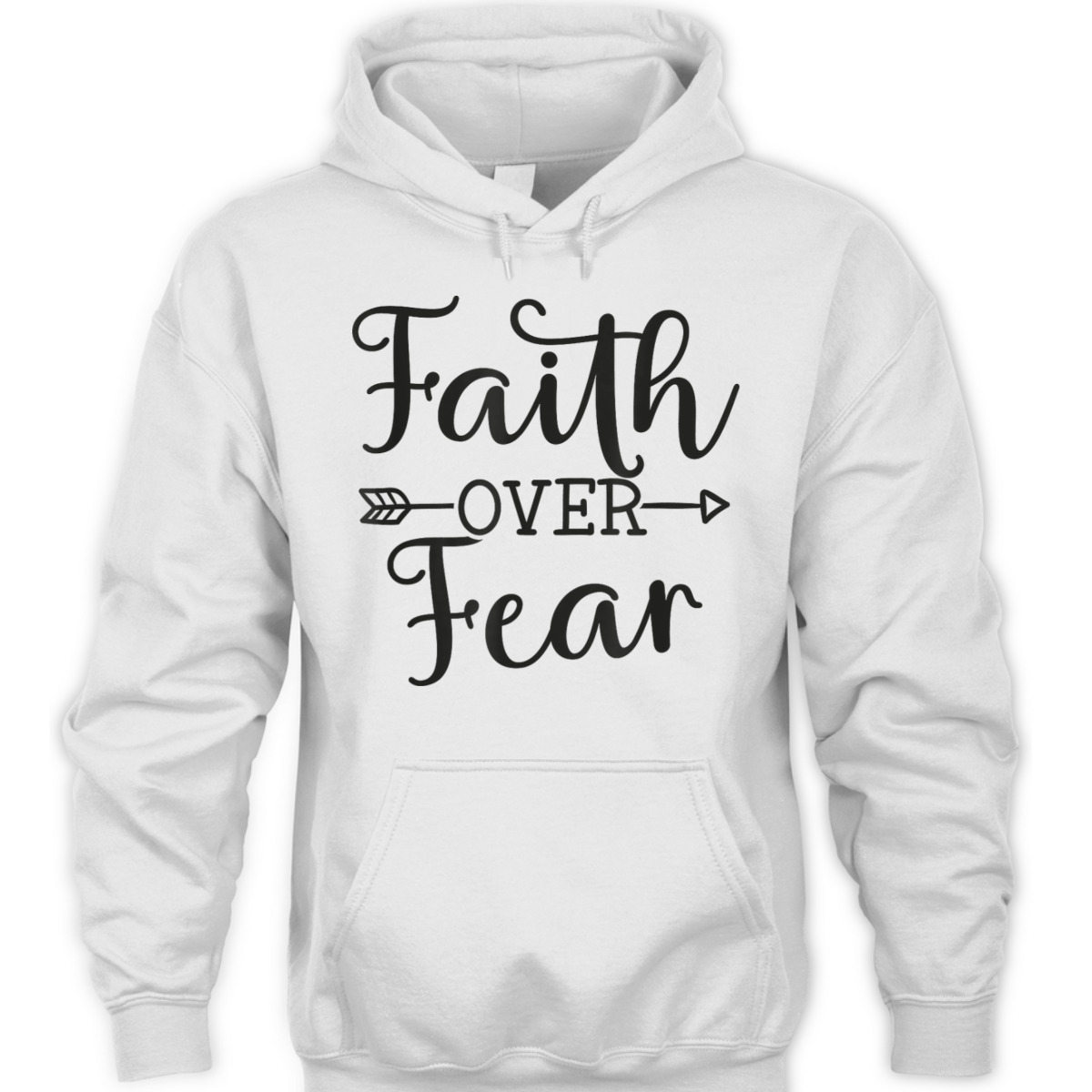 Vintage Christian Faith Over Fear Bible Verse T-Shirt