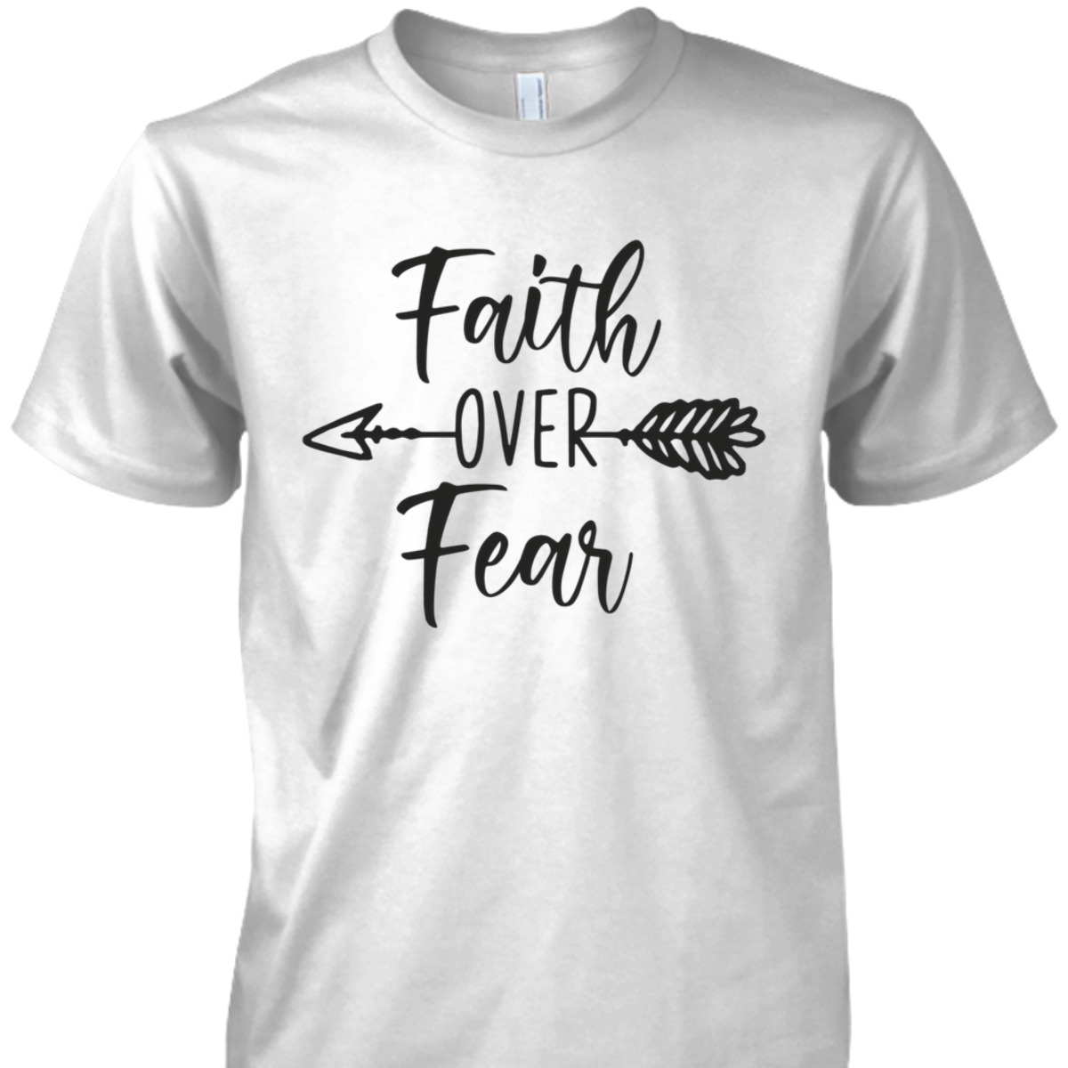 Faith Over Fear Christianity Christian Inspirational Vintage T-Shirt