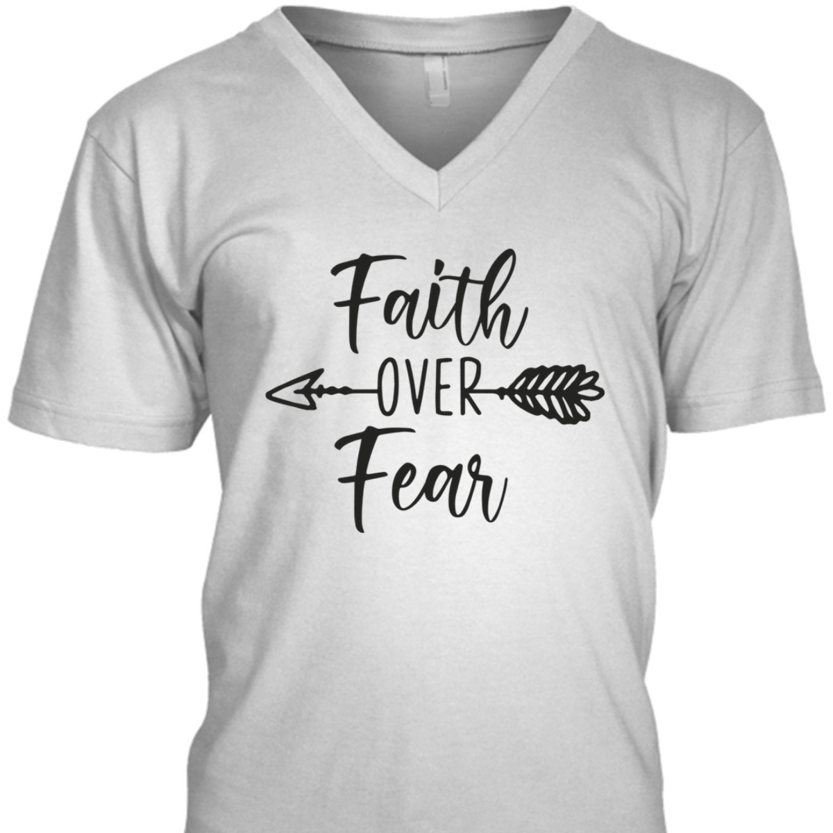Faith Over Fear Christianity Christian Inspirational Vintage T-Shirt Faith Over Fear Christianity Christian Inspirational Vintage T-Shirt