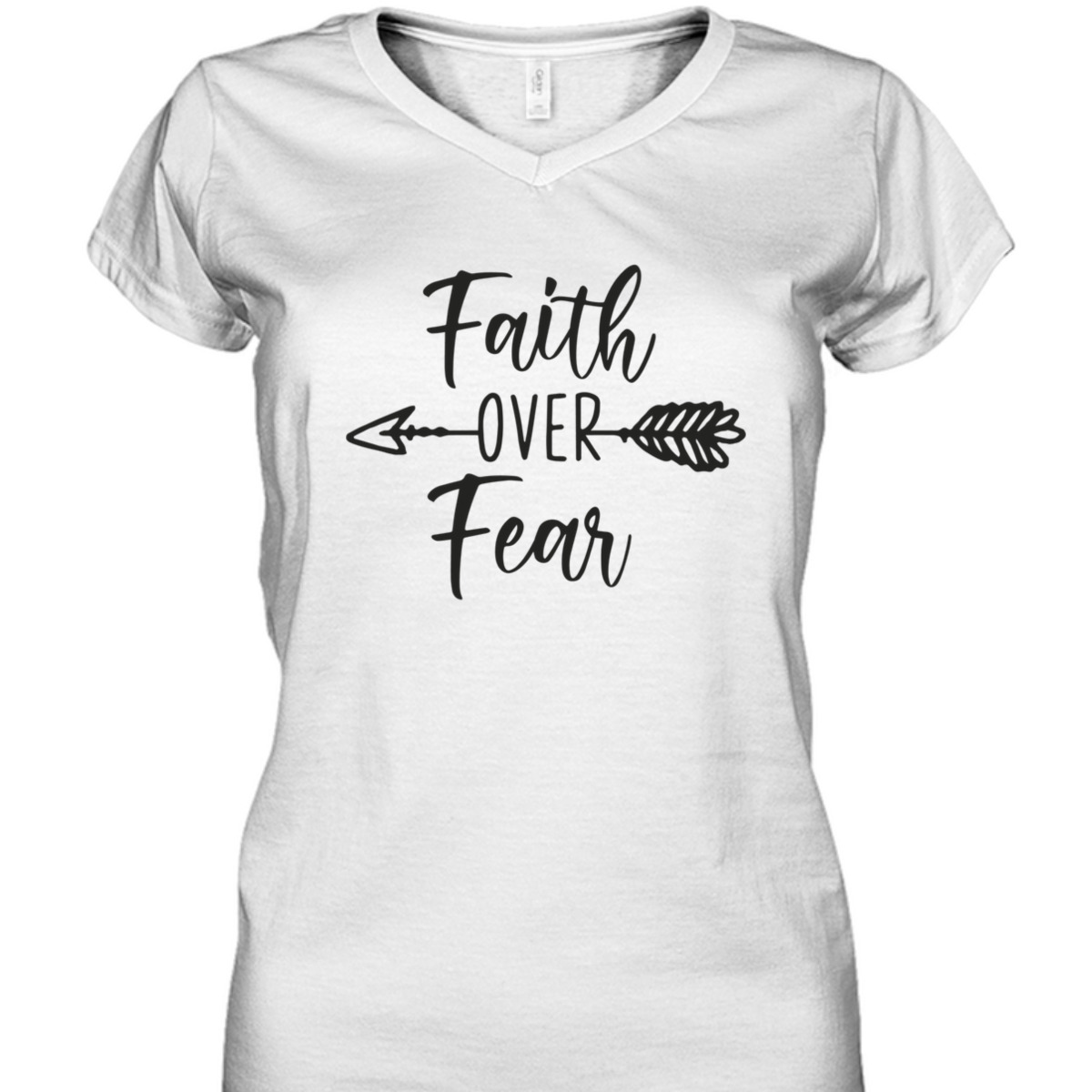Faith Over Fear Christianity Christian Inspirational Vintage T-Shirt