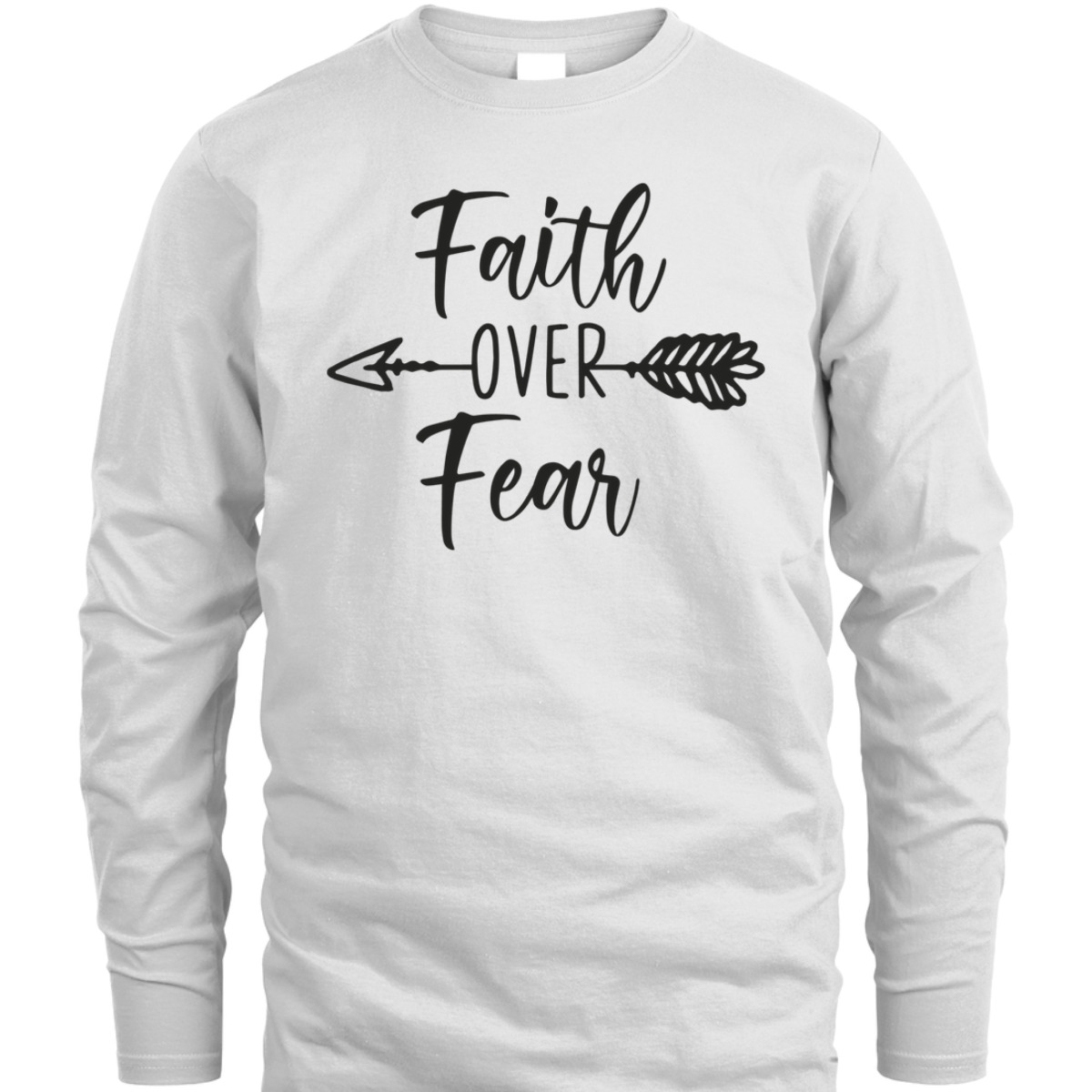 Faith Over Fear Christianity Christian Inspirational Vintage T-Shirt Faith Over Fear Christianity Christian Inspirational Vintage T-Shirt