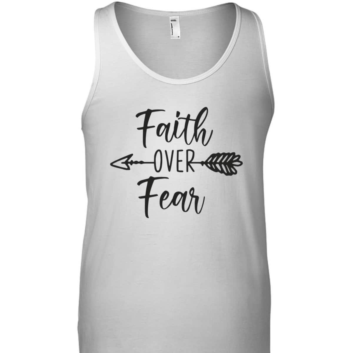 Faith Over Fear Christianity Christian Inspirational Vintage T-Shirt Faith Over Fear Christianity Christian Inspirational Vintage T-Shirt