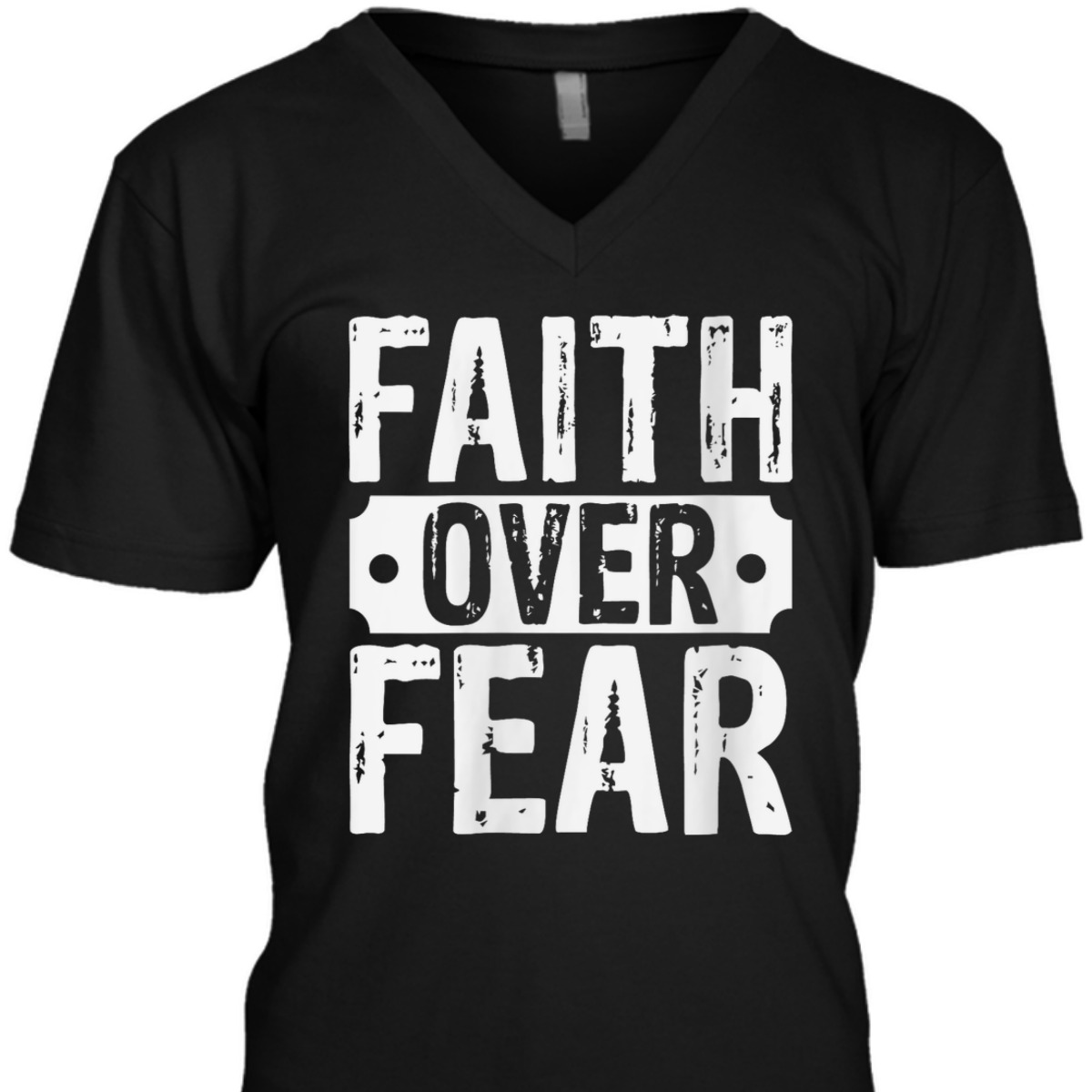 Christian Faith Over Fear Trust God Religious Faith T-Shirt