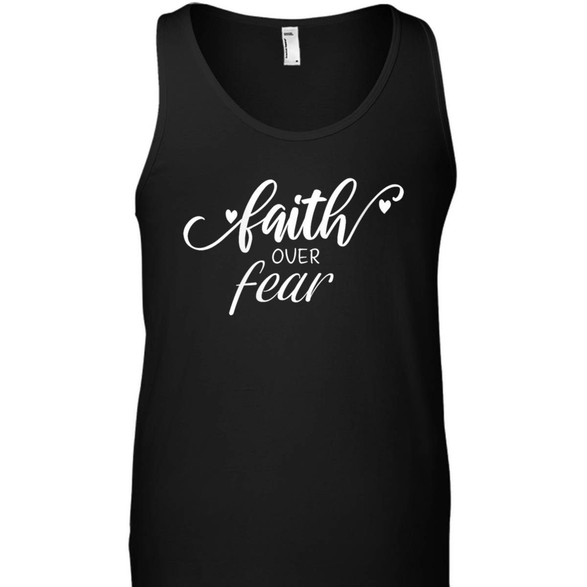 Faith Over Fear T-Shirt Christian Inspirational Gift
